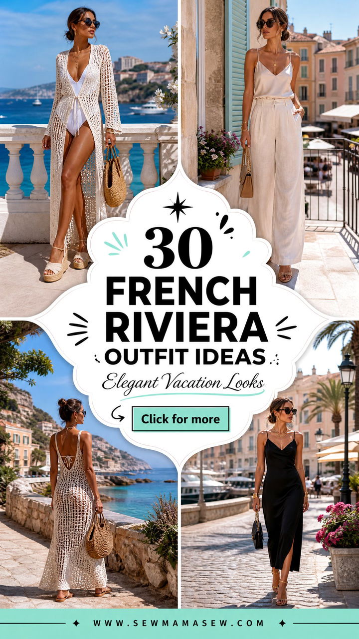 30 French Riviera outfit ideas Elegant Vacation Looks to Pack - 30 French Riviera outfit ideas: Elegant Vacation Looks to Pack
