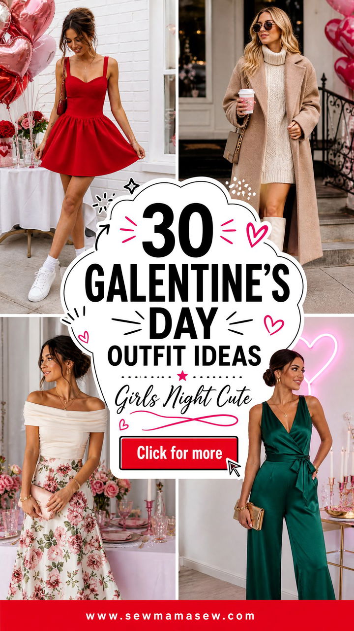 30 Galentines Day outfit ideas Cute Looks for Girls Night - 30 Galentine's Day outfit ideas: Cute Looks for Girls' Night
