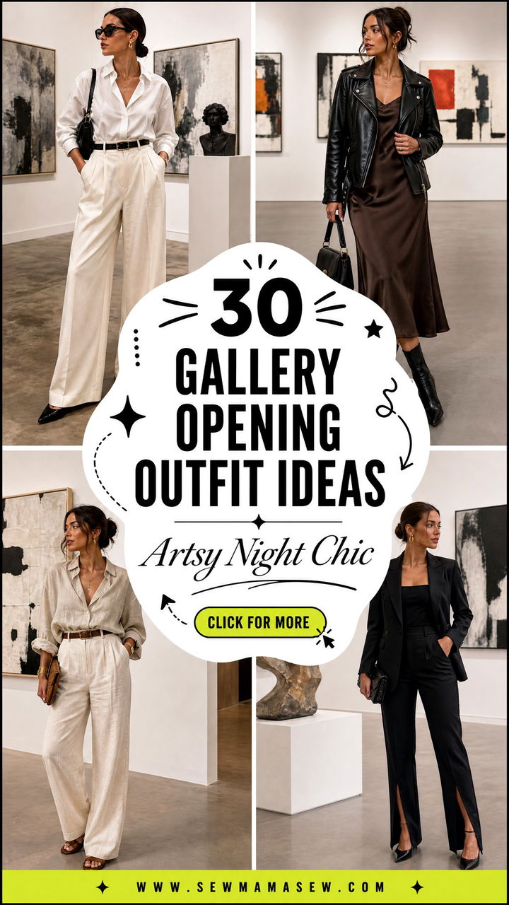 30 Gallery opening outfit ideas Chic Artsy Looks to Wear - 30 Gallery opening outfit ideas: Chic Artsy Looks to Wear