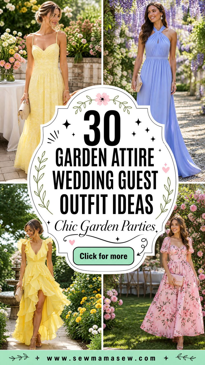 30 Garden Attire Wedding Guest Outfit Ideas for Chic Parties - 30 Garden Attire Wedding Guest Outfit Ideas for Chic Parties