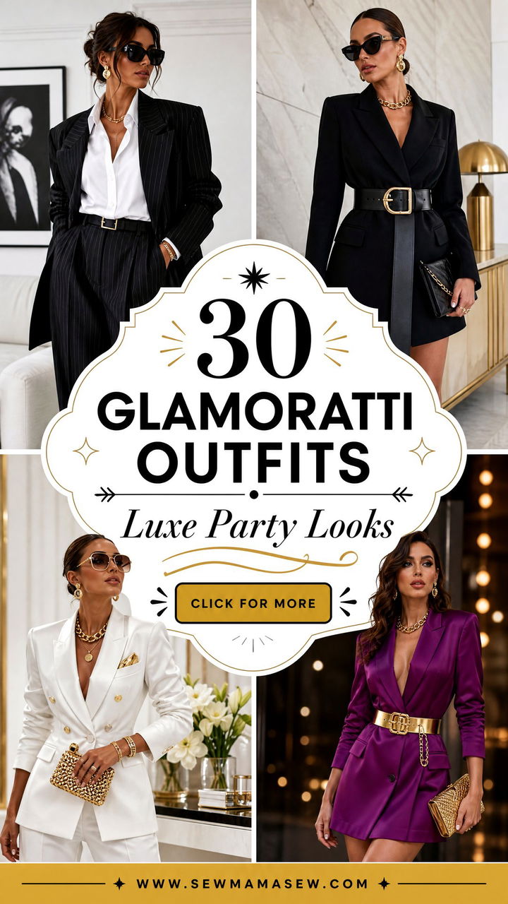 30 Glamoratti Outfits to Copy for Luxe Party Looks Now - 30 Glamoratti Outfits to Copy for Luxe Party Looks Now