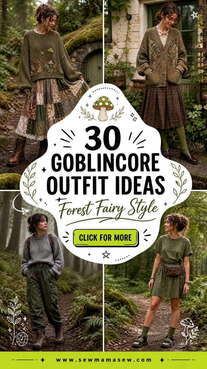 30 Goblincore Outfit Ideas for Whimsical Forest Style - 30 Goblincore Outfit Ideas for Whimsical Forest Style