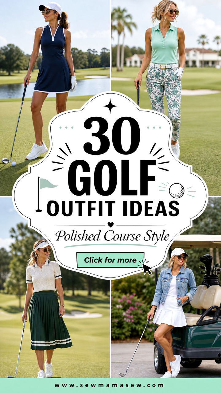 30 Golf Outfit Ideas for Women for Polished Course Style - 30 Golf Outfit Ideas for Women for Polished Course Style