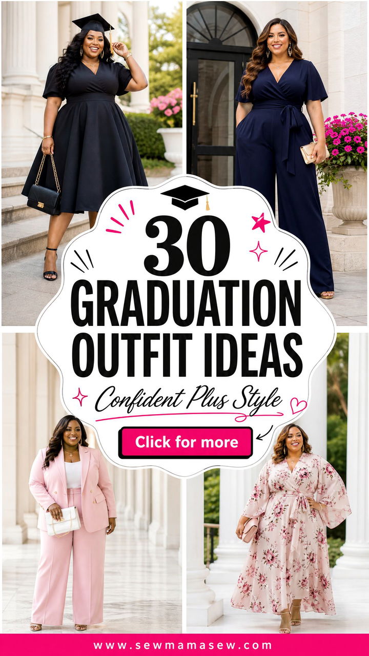 30 Graduation Outfit Ideas for Plus Size for Confident Style - 30 Graduation Outfit Ideas for Plus Size for Confident Style