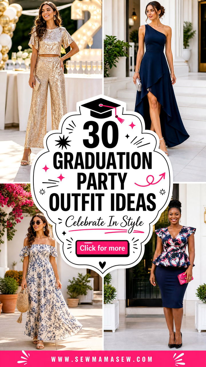 30 Graduation Party Outfit Ideas For Stylish Celebrations - 30 Graduation Party Outfit Ideas For Stylish Celebrations
