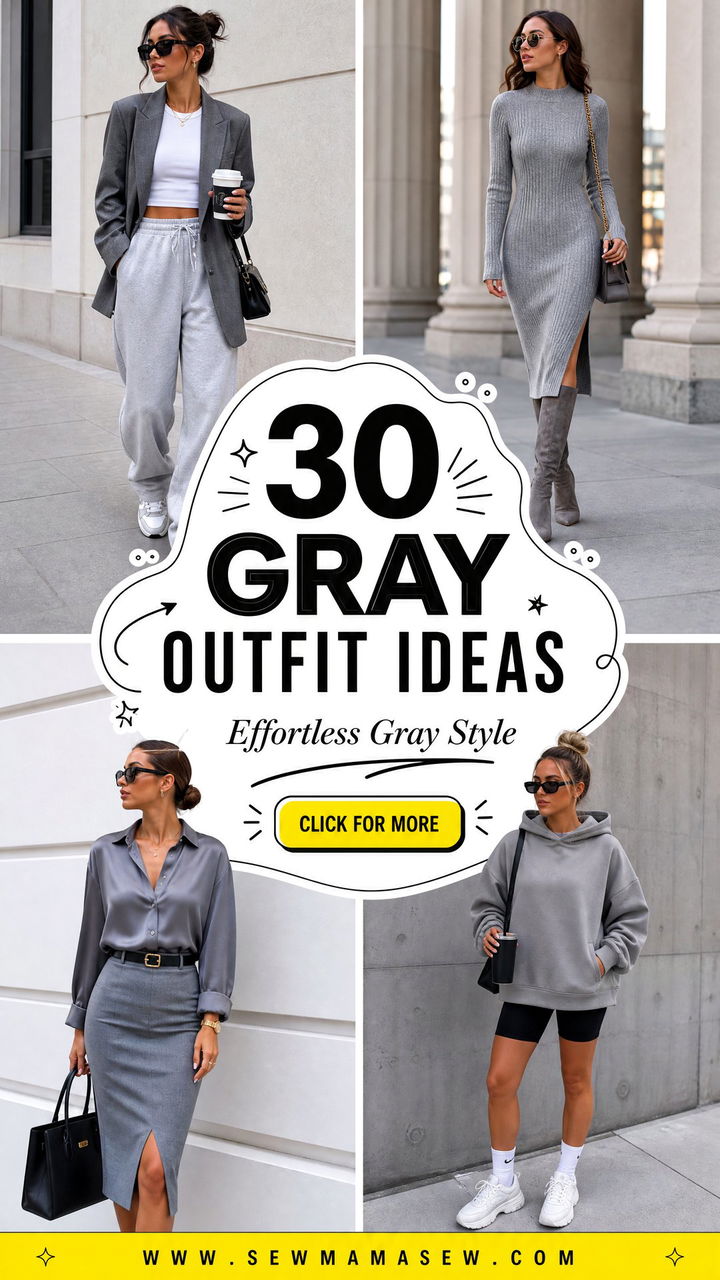 30 Gray Outfit Ideas For Effortless Everyday Style - 30 Gray Outfit Ideas For Effortless Everyday Style