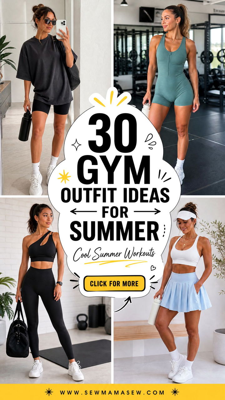30 Gym Outfit Ideas For Summer To Stay Cool And Stylish - 30 Gym Outfit Ideas For Summer To Stay Cool And Stylish