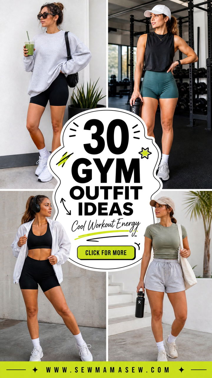 30 Gym Outfit Ideas With Shorts For Cool Confident Workouts - 30 Gym Outfit Ideas With Shorts For Cool, Confident Workouts