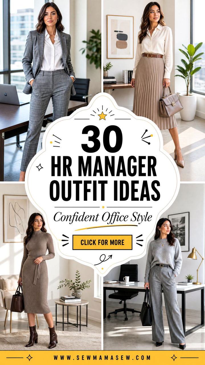30 HR Manager Outfit Ideas for Confident Daily Office Style - 30 HR Manager Outfit Ideas for Confident Daily Office Style
