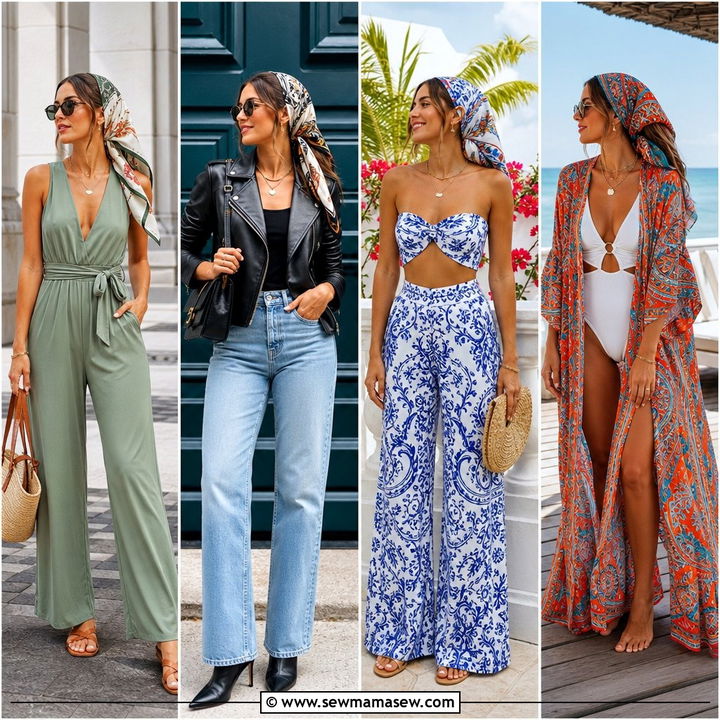 30 Hair Scarf Outfit Ideas For Chic Everyday Style Youll Love