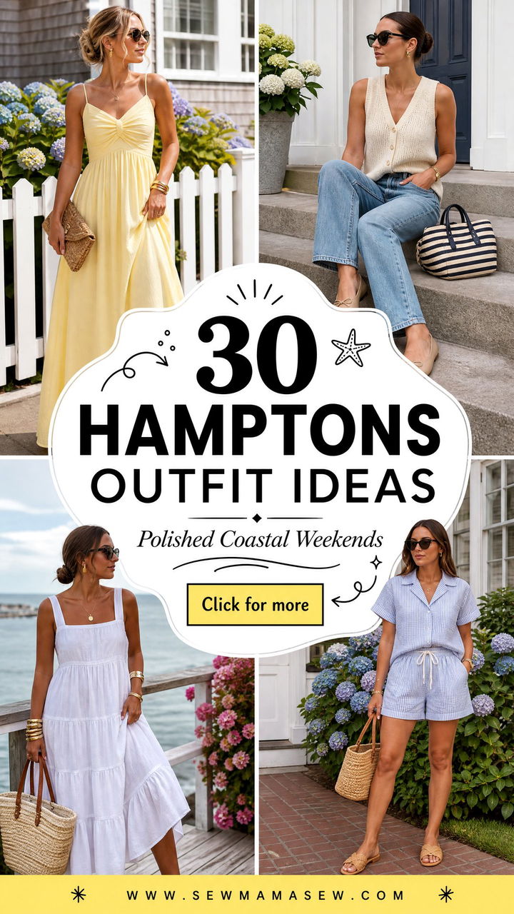 30 Hamptons Outfit Ideas For Polished Coastal Weekends - 30 Hamptons Outfit Ideas For Polished Coastal Weekends