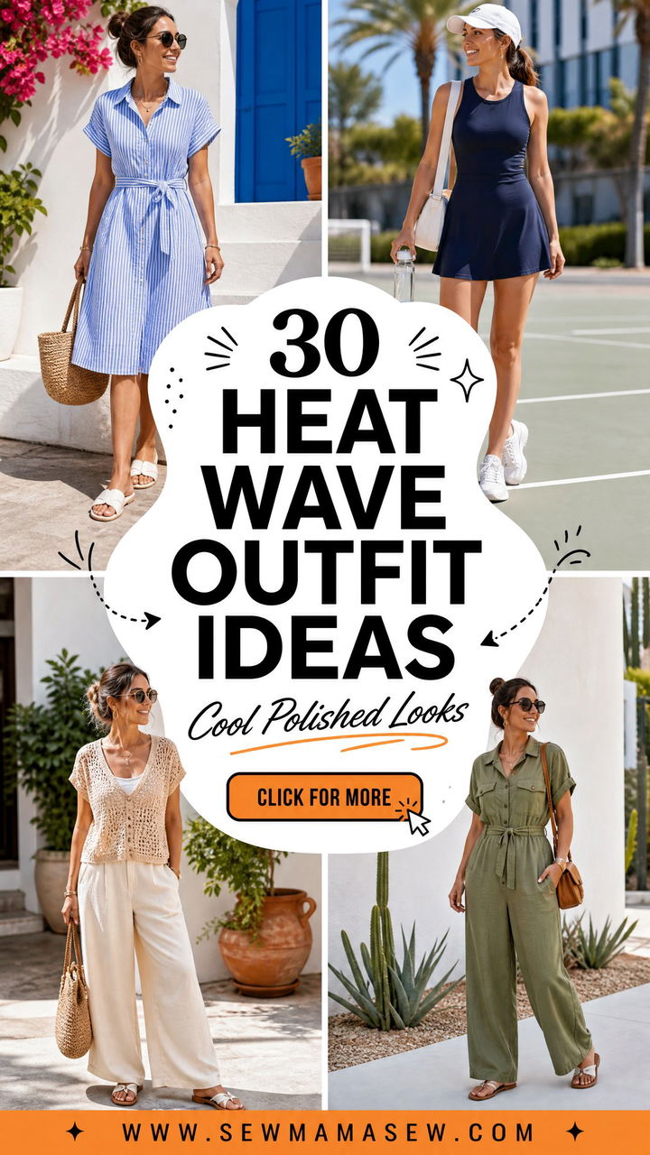 30 Heat Wave Outfit Ideas To Stay Cool And Look Polished - 30 Heat Wave Outfit Ideas To Stay Cool And Look Polished