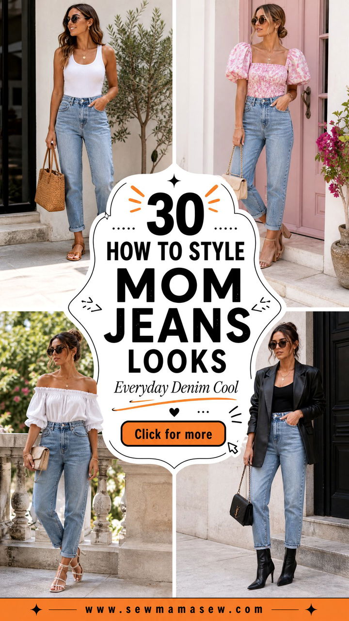 30 How To Style Mom Jeans Looks for Everyday Cool - 30 How To Style Mom Jeans Looks for Everyday Cool