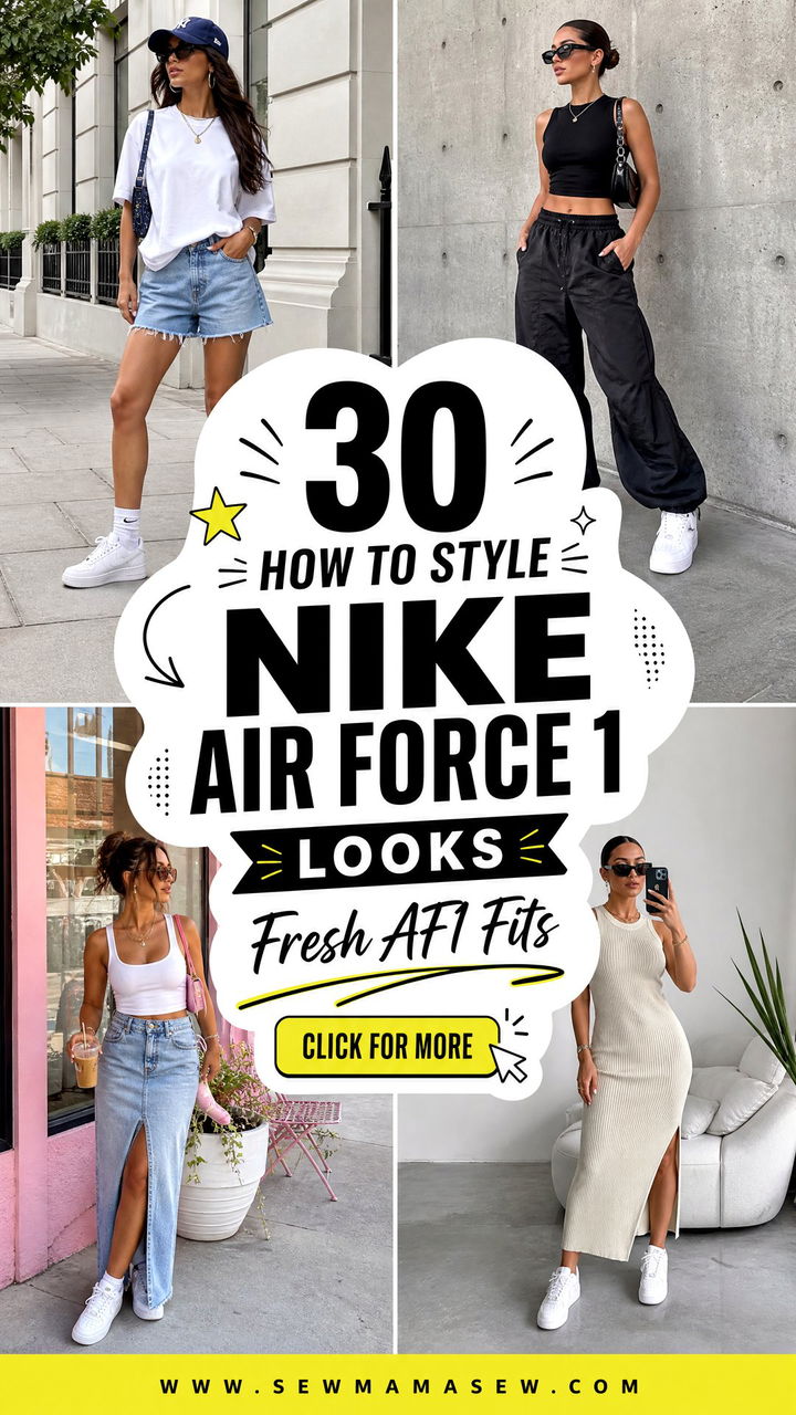 30 How To Style Nike Air Force 1 Looks for Fresh Fits - 30 How To Style Nike Air Force 1 Looks for Fresh Fits