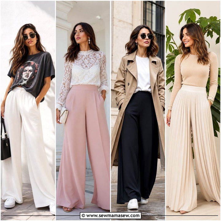 30 How To Style Palazzo Pants for Chic Flowy Looks