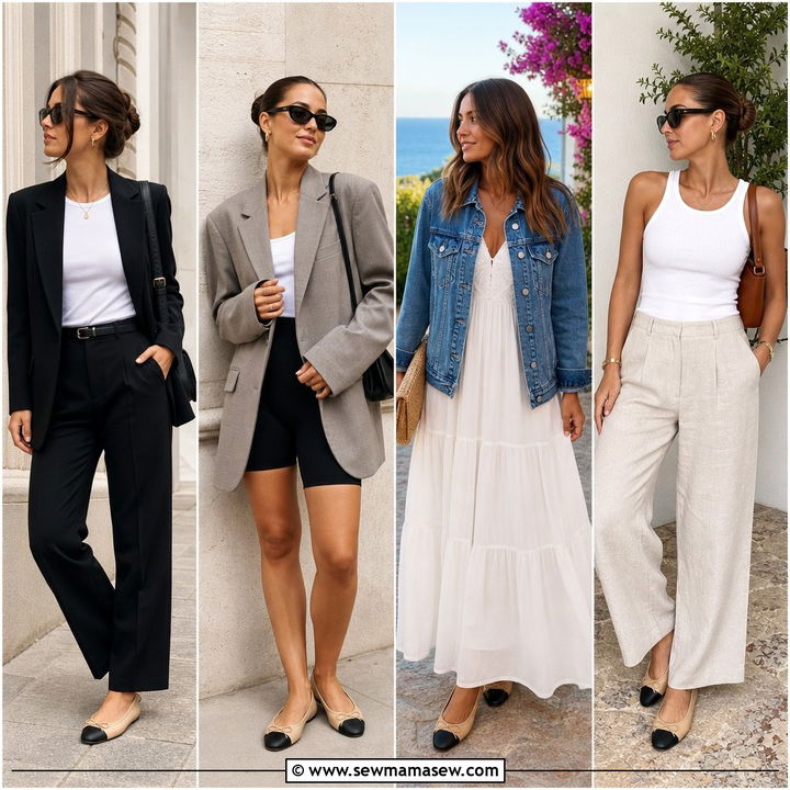 30 How to Style Ballet Flats for Effortless Everyday Looks