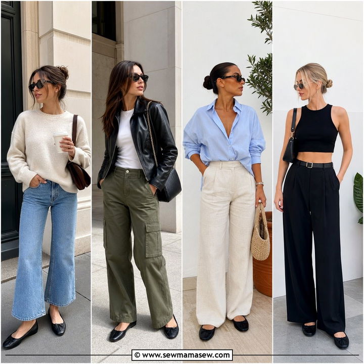 30 How to Style Ballet Flats in Spring for Fresh Outfits