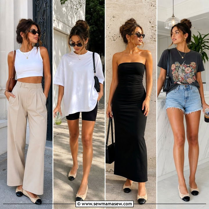 30 How to Style Ballet Flats in Summer for Breezy Chic