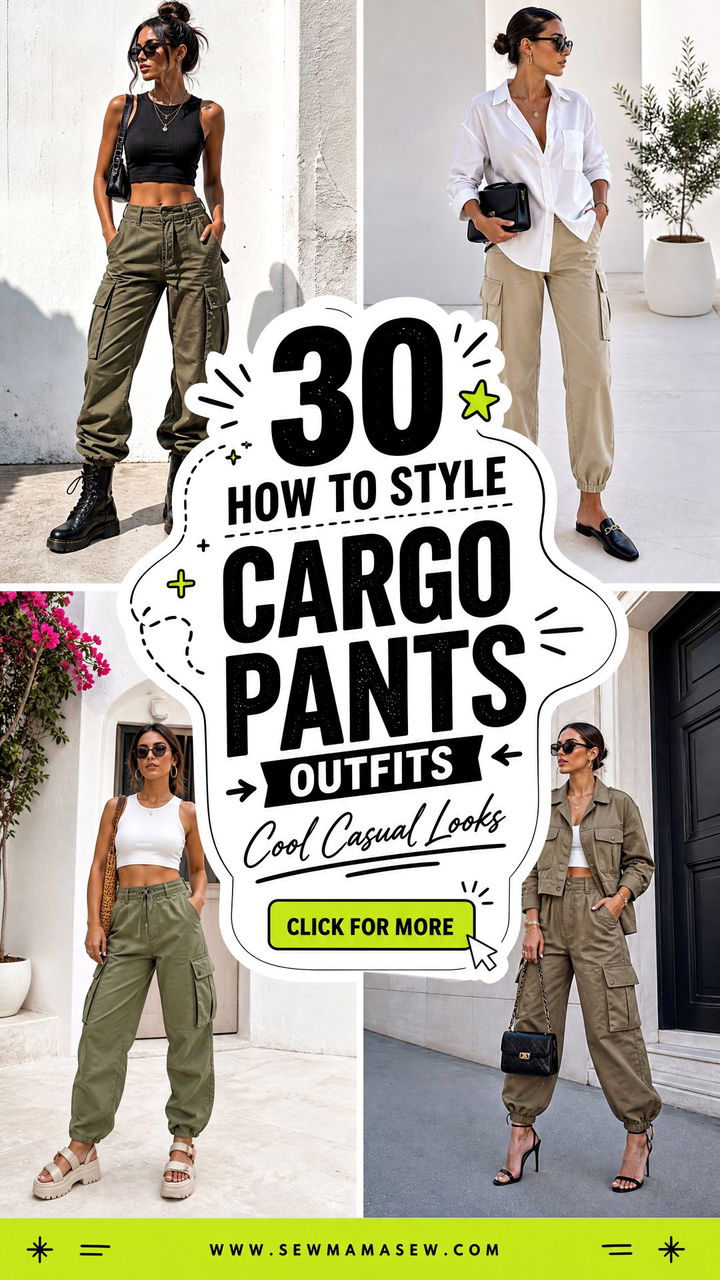 30 How to Style Cargo Pants Outfits Cool Casual Looks - 30 How to Style Cargo Pants Outfits: Cool Casual Looks