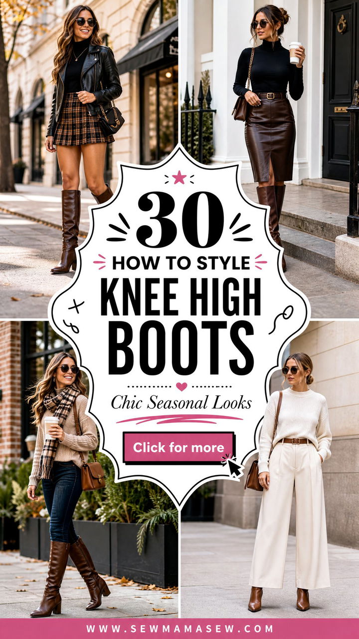 30 How to Style Knee High Boots for Chic Seasonal Looks - 30 How to Style Knee High Boots for Chic Seasonal Looks