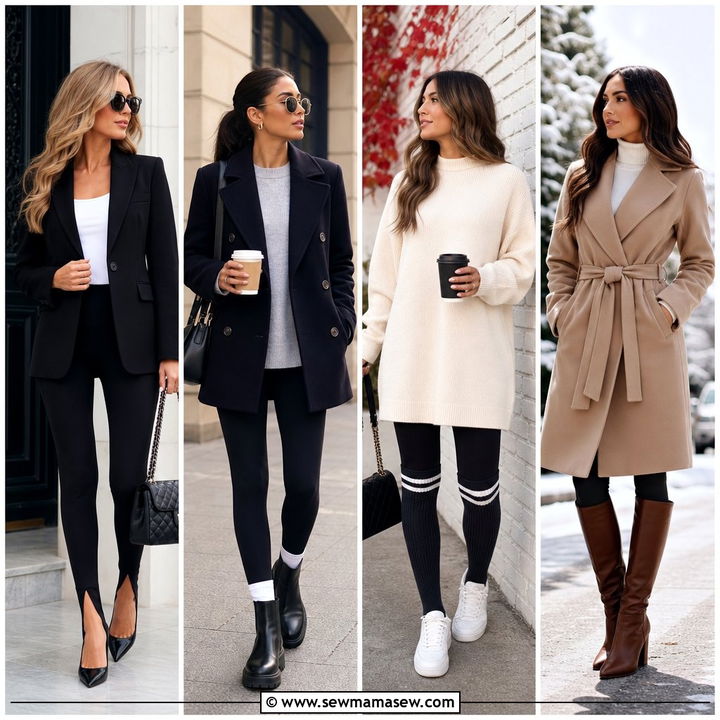 30 How to Style Leggings for Cute Polished Everyday Looks