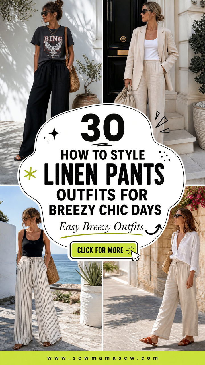 30 How to Style Linen Pants Outfits for Breezy Chic Days - 30 How to Style Linen Pants Outfits for Breezy Chic Days