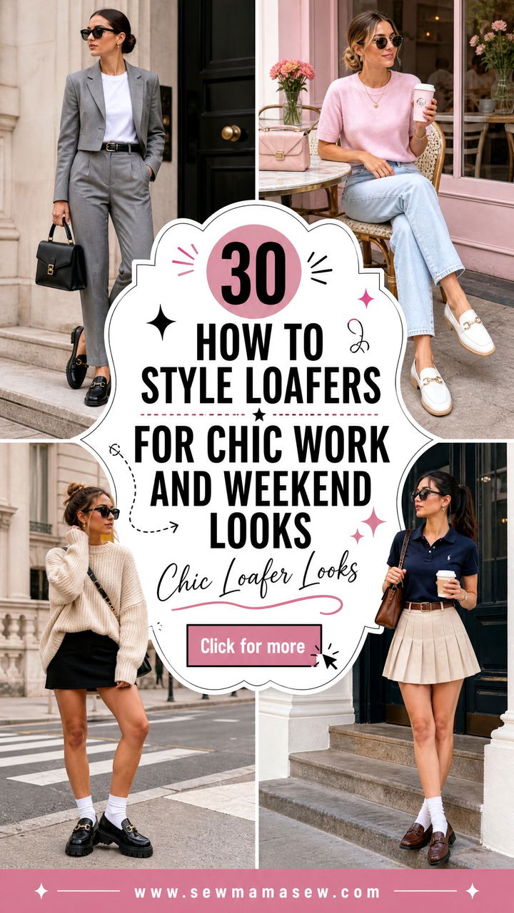 30 How to Style Loafers for Chic Work and Weekend Looks - 30 How to Style Loafers for Chic Work and Weekend Looks