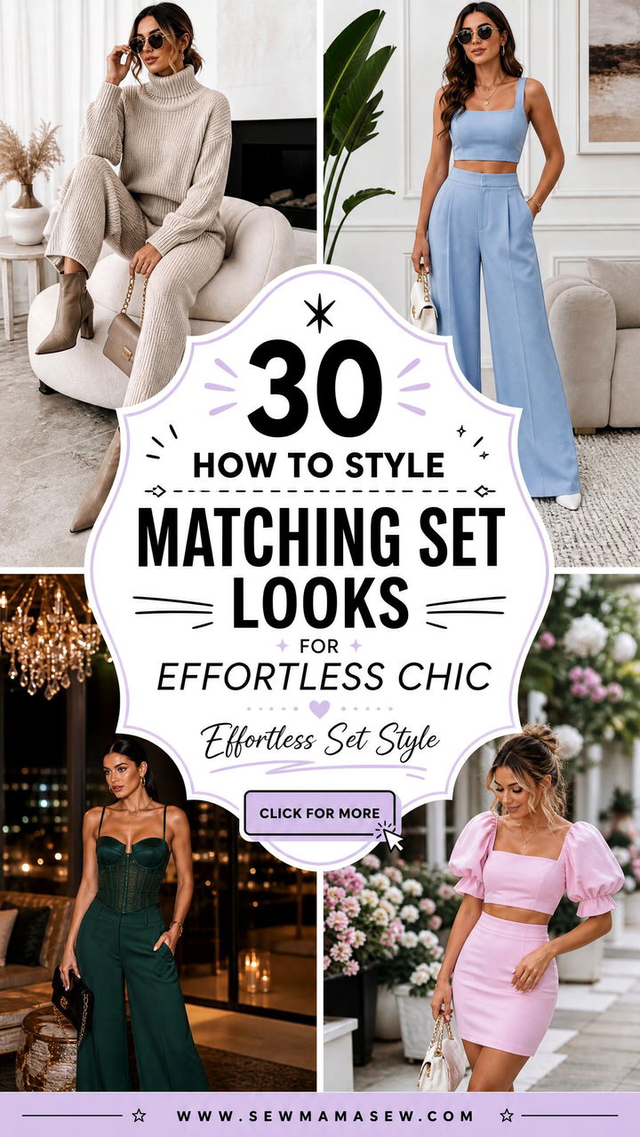 30 How to Style Matching Set Looks for Effortless Chic - 30 How to Style Matching Set Looks for Effortless Chic