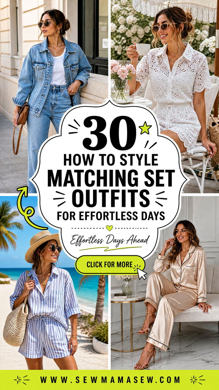 30 How to Style Matching Set Outfits for Effortless Days - 30 How to Style Matching Set Outfits for Effortless Days
