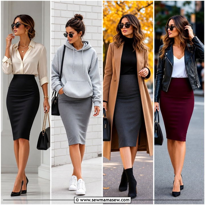 30 How to Style Pencil Skirt Ideas for Work and Weekends