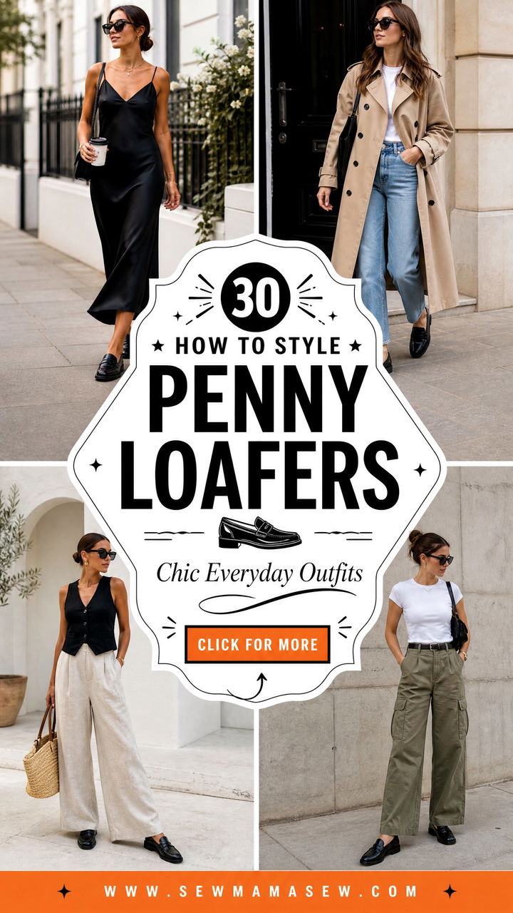 30 How to Style Penny Loafers for Chic Everyday Outfits - 30 How to Style Penny Loafers for Chic Everyday Outfits