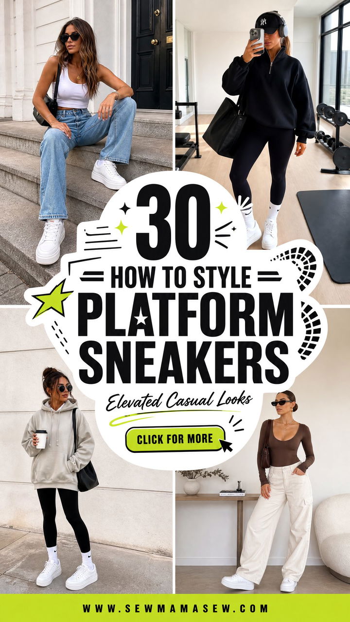 30 How to Style Platform Sneakers for Elevated Casual Looks - 30 How to Style Platform Sneakers for Elevated Casual Looks
