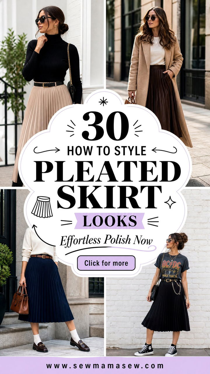 30 How to Style Pleated Skirt Looks for Effortless Polish - 30 How to Style Pleated Skirt Looks for Effortless Polish