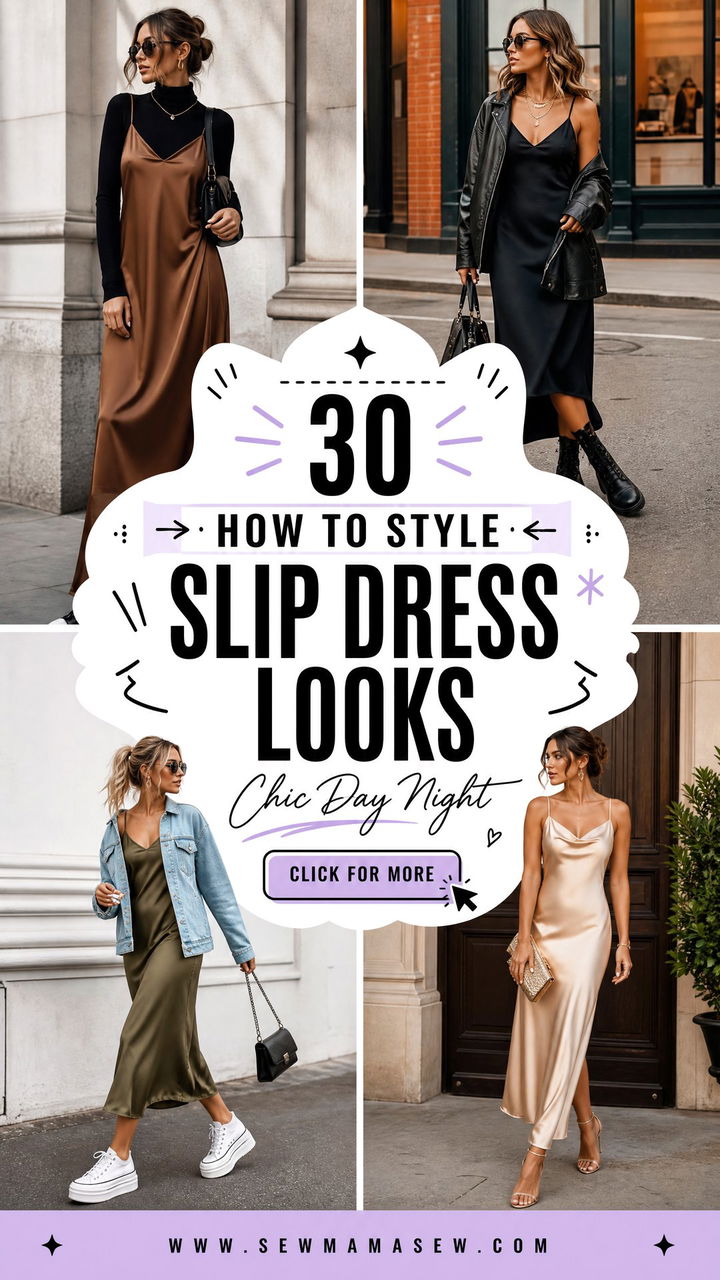 30 How to Style Slip Dress Looks for Chic Day-to-Night Outfits - 30 How to Style Slip Dress Looks for Chic Day-to-Night Outfits