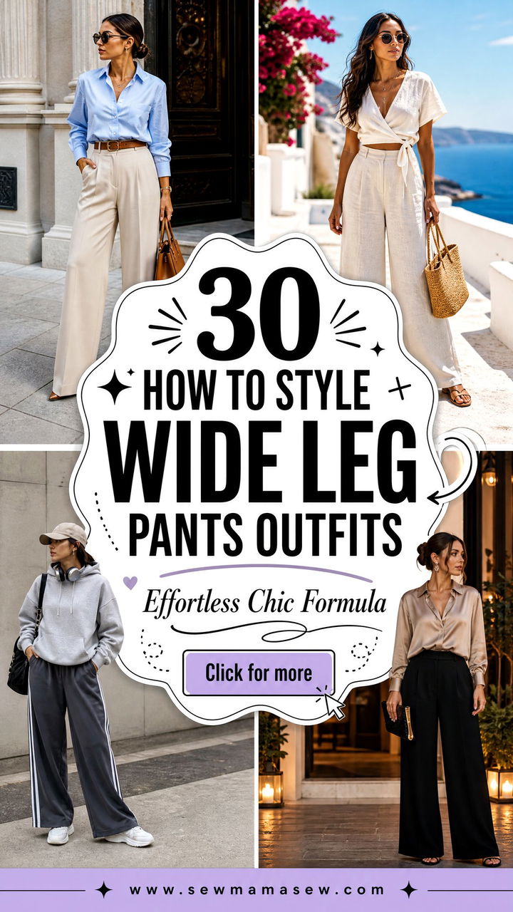 30 How to Style Wide Leg Pants Outfits for Effortless Chic - 30 How to Style Wide Leg Pants Outfits for Effortless Chic