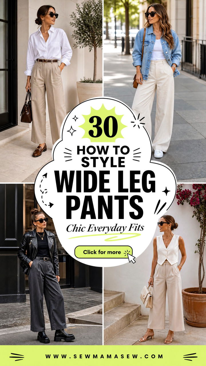 30 How to Style Wide Leg Pants for Chic Everyday Looks - 30 How to Style Wide Leg Pants for Chic Everyday Looks