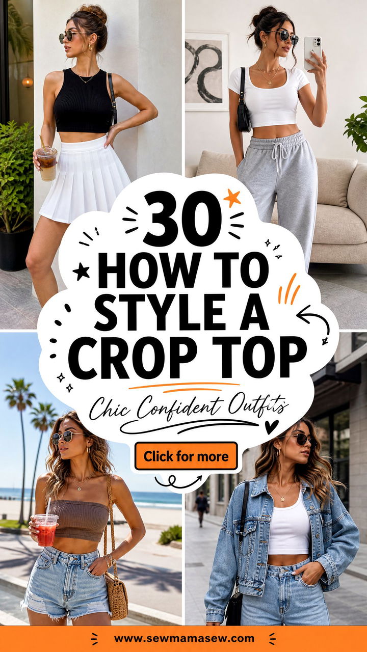 30 How to Style a Crop Top for Chic Confident Outfits - 30 How to Style a Crop Top for Chic Confident Outfits