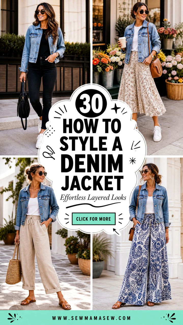 30 How to Style a Denim Jacket for Effortless Layers - 30 How to Style a Denim Jacket for Effortless Layers