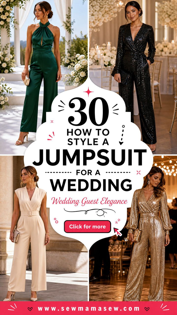 30 How to Style a Jumpsuit for a Wedding With Elegance - 30 How to Style a Jumpsuit for a Wedding With Elegance