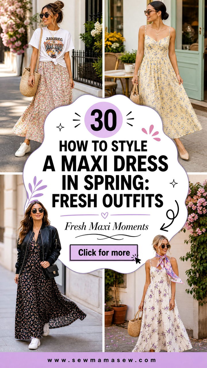 30 How to Style a Maxi Dress in Spring Fresh Outfits - 30 How to Style a Maxi Dress in Spring: Fresh Outfits