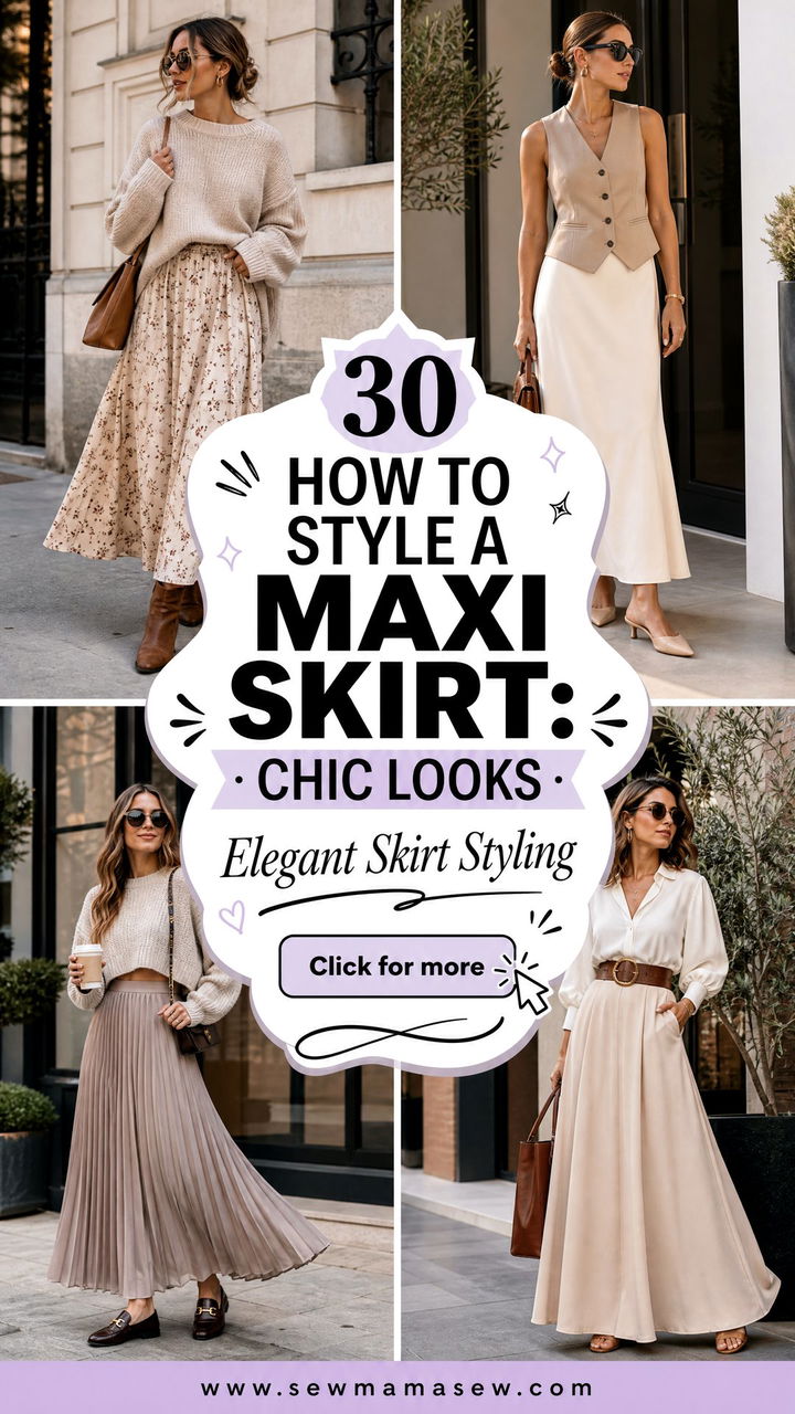 30 How to Style a Maxi Skirt Chic Looks for Women - 30 How to Style a Maxi Skirt: Chic Looks for Women