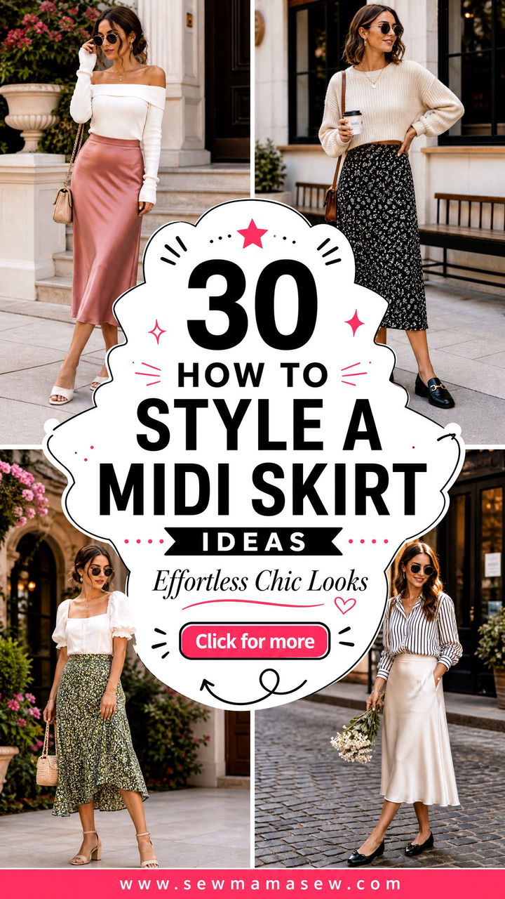 30 How to Style a Midi Skirt Ideas for Effortless Chic - 30 How to Style a Midi Skirt Ideas for Effortless Chic