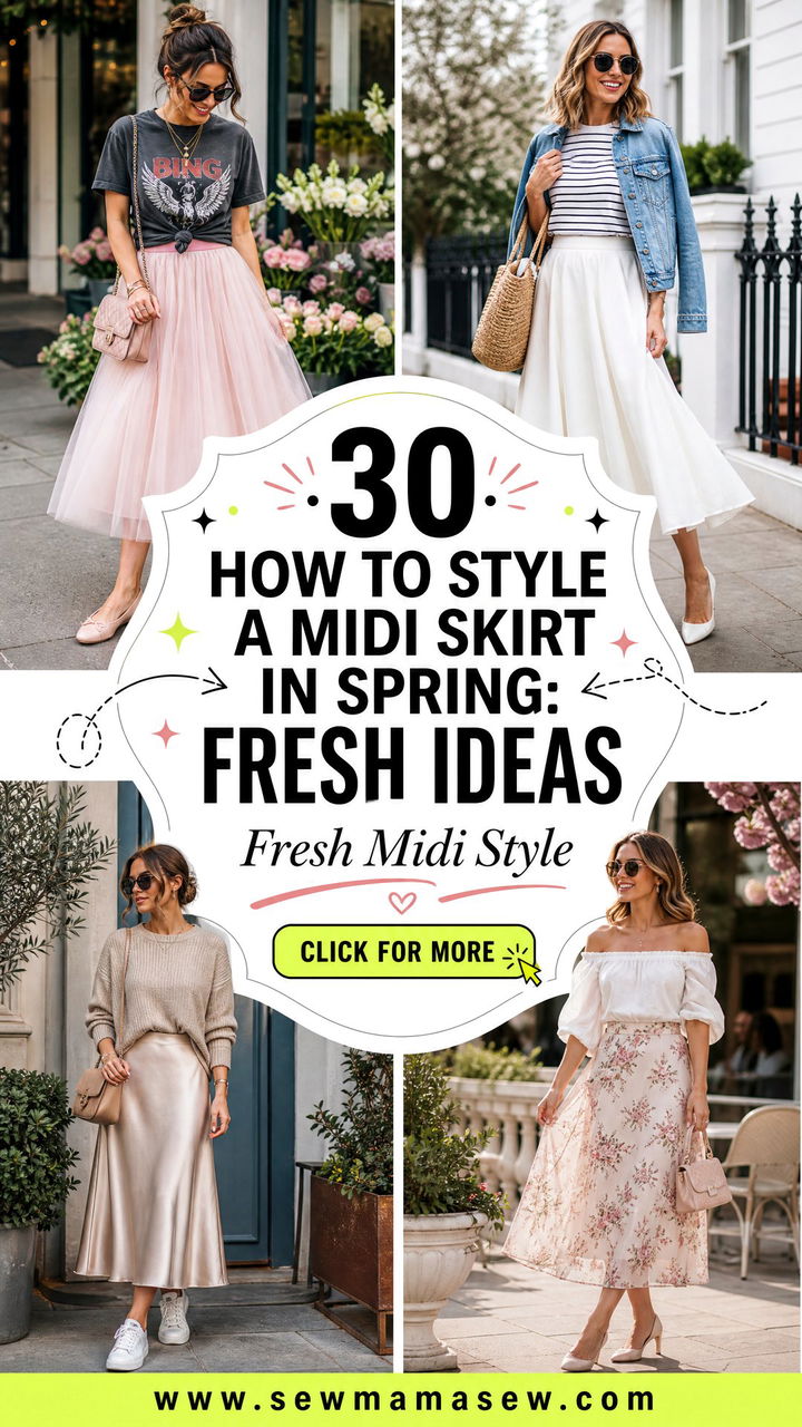 30 How to Style a Midi Skirt in Spring Fresh Ideas - 30 How to Style a Midi Skirt in Spring: Fresh Ideas