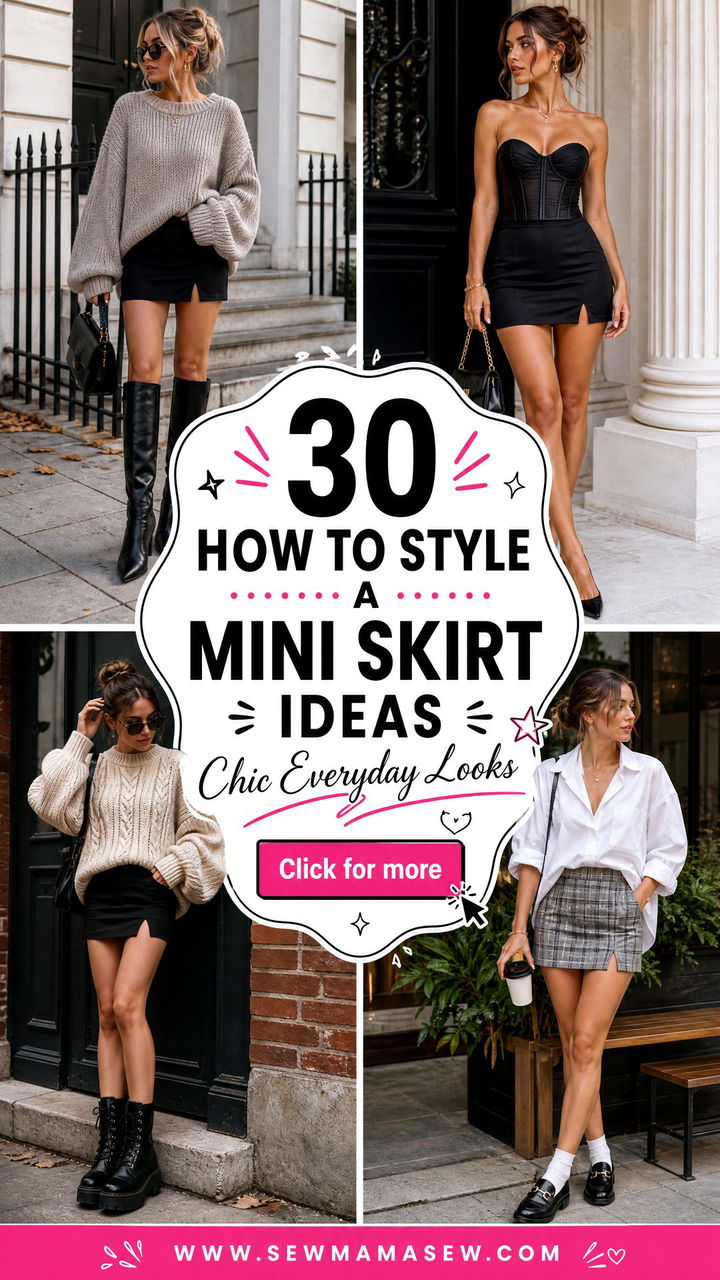 30 How to Style a Mini Skirt Ideas for Chic Everyday Looks - 30 How to Style a Mini Skirt Ideas for Chic Everyday Looks