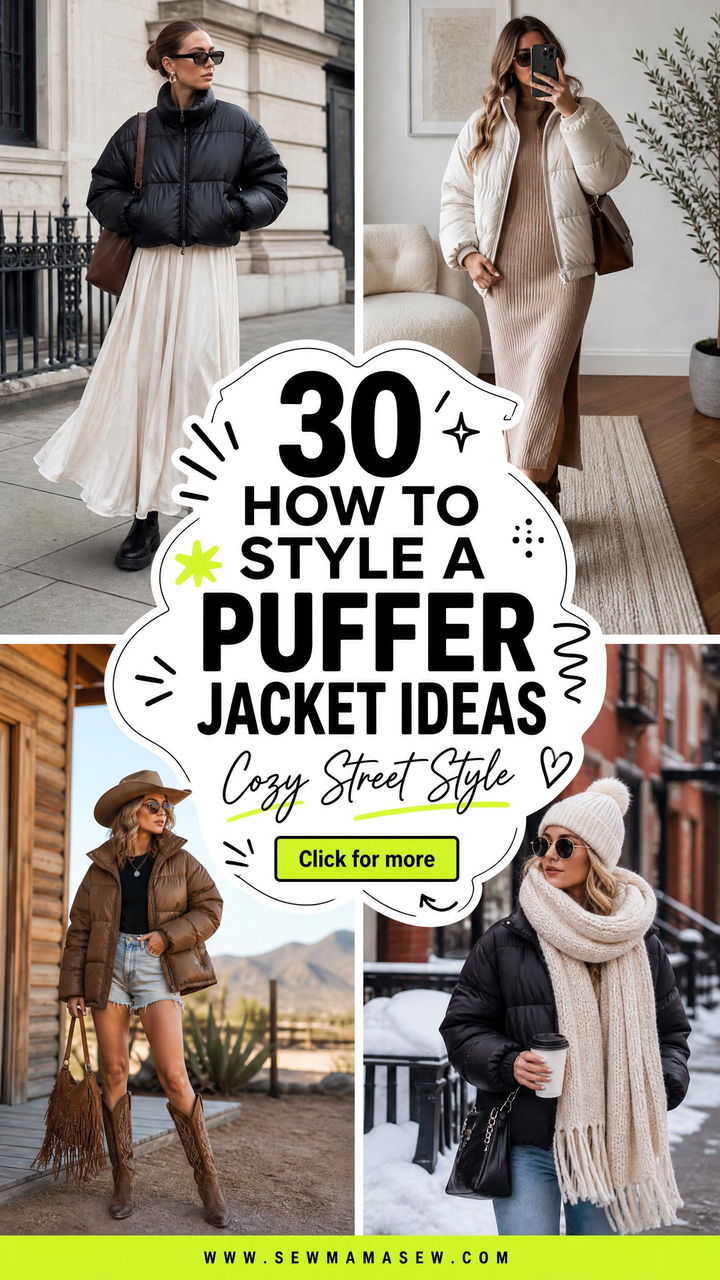 30 How to Style a Puffer Jacket Ideas for Cozy Street Style - 30 How to Style a Puffer Jacket Ideas for Cozy Street Style