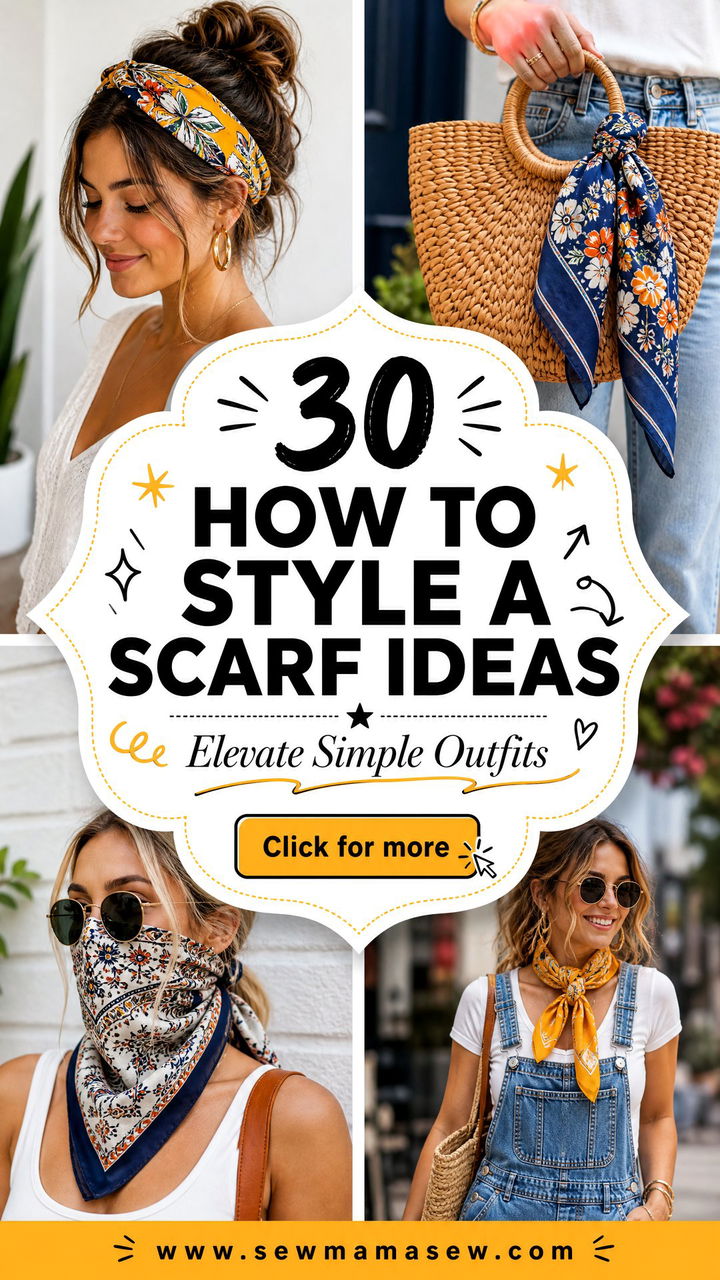 30 How to Style a Scarf Ideas to Elevate Simple Outfits - 30 How to Style a Scarf Ideas to Elevate Simple Outfits