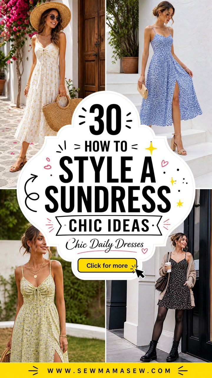 30 How to Style a Sundress Chic Ideas for Every Day This Season - 30 How to Style a Sundress: Chic Ideas for Every Day This Season
