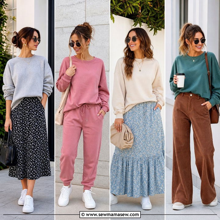 30 How to Style a Sweatshirt Cool Casual Outfit Ideas