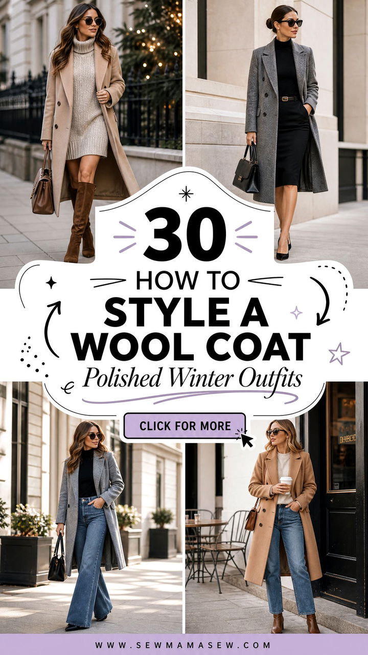 30 How to Style a Wool Coat Polished Winter Outfits - 30 How to Style a Wool Coat: Polished Winter Outfits