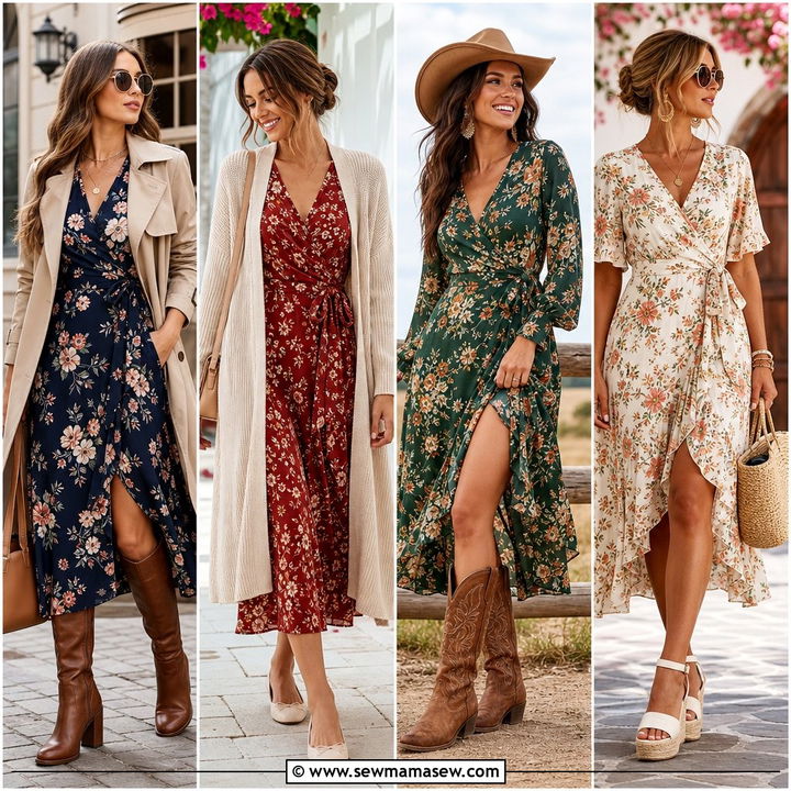 30 How to Style a Wrap Dress: Flattering Outfit Ideas